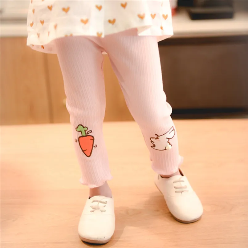 2019 new Newborn Baby Girl Stripe Skinny Rabbit Pants Cartoon Knit Stretchy Warm Leggings  (8)