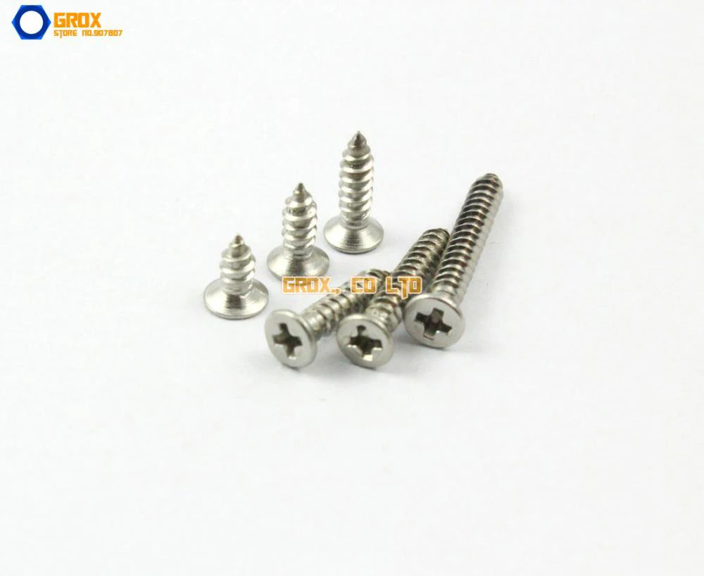 

M2.6 304 Stainless Steel Phillips Countersunk Flat Head Self Tapping Screws