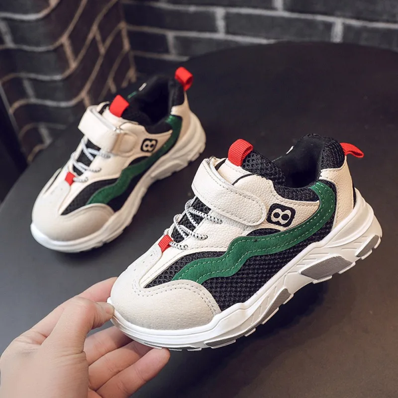 Baby Girls Spring Boys Soft Breathable Non-slip Bottom Walking Casual Shoes Mesh Breathable Shoes