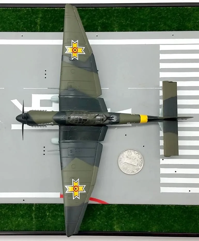 1: 72 Трубач Второй мировой войны Ju Junkers 87 Stuka модель бомбардировщика статическая Коллекция Модель 36389