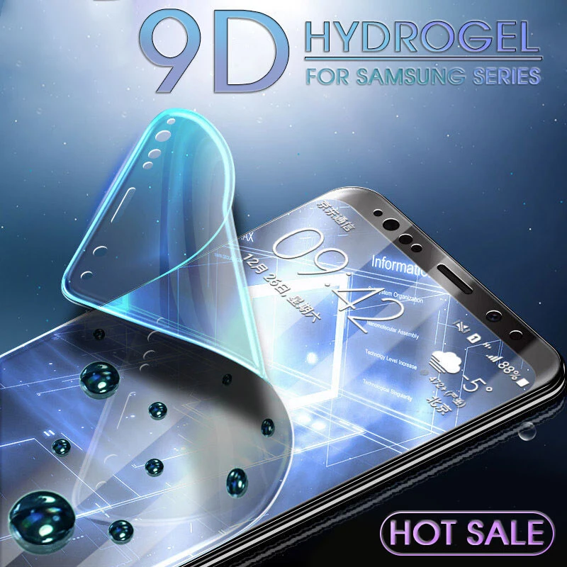 

9D Full Cover Soft Hydrogel Film For Samsung Galaxy Note8 9 S8 S9 Screen Protector For Samsung S7 Edge S6 Plus s10 s10 plus Film