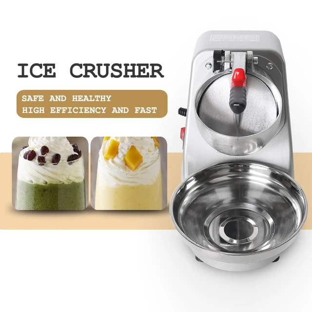 ITOP Commercial Electric Ice Crusher Ice Shaver Chopper Commercial DIY Ice Cream Maker for Coffee Shop Hotel 6