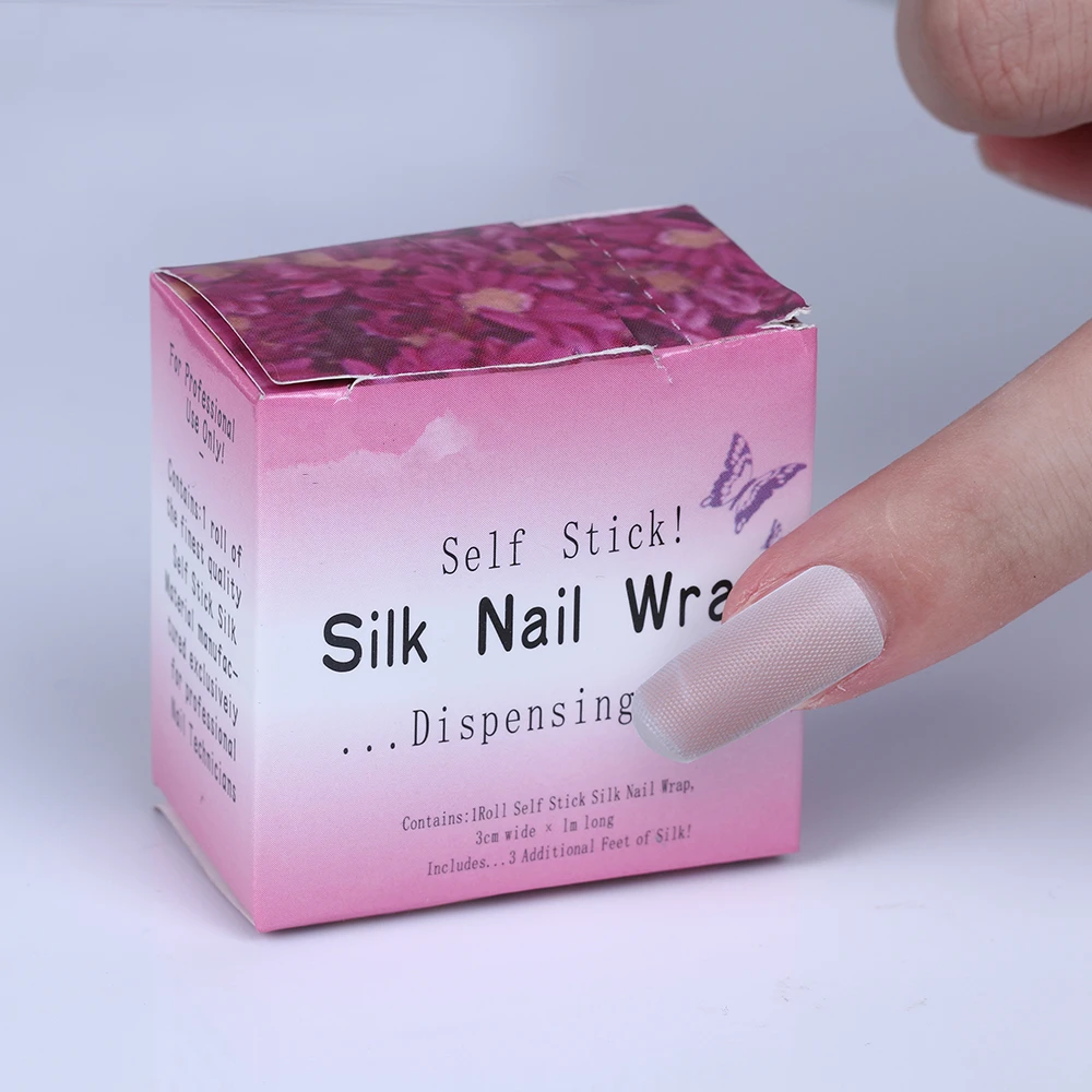 

Silk Nail Protector Wrap Fiberglass Reinforce Tools 3*100cm White UV Gel Acrylic Nails Tape Reinforce Nail Fiber Manicure Tools