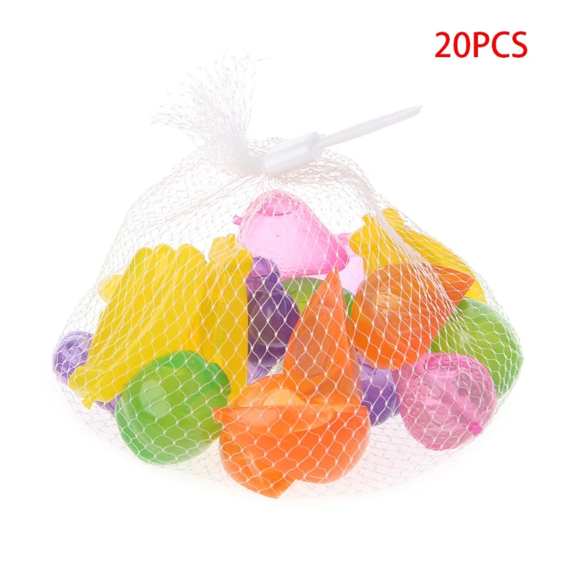 

20 Pcs/Set Plastic Fruit Shaped Ice Cubes Reusable Cold Drinks Bar Rocks Mold Drop Ship No28