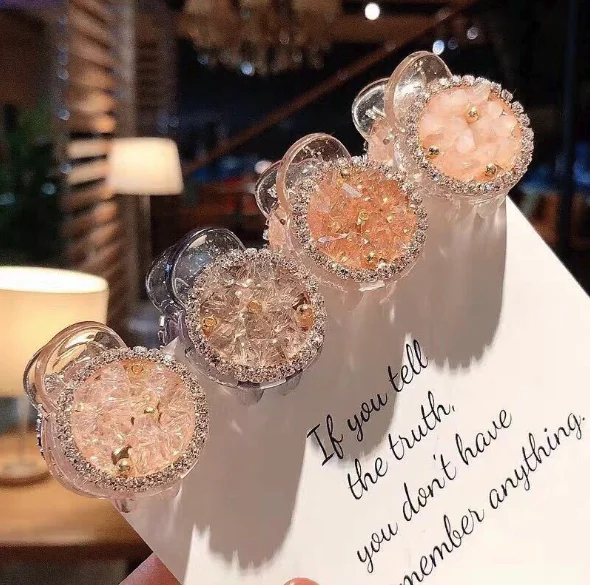

Woman Crystal Hair Claw Girls Hairpins Chic Hair Crab Women Hair Accessories Girls Hairgrip Femme Barrettes Headwear