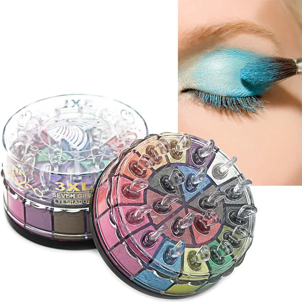 

Shimmer Glitter Eye Shadow Powder Palette Matte Eyeshadow Cosmetic Makeup Kit Long Lasting Eyeshadow Palette 5.13djl