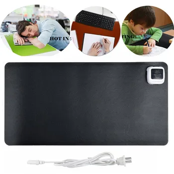

220V Waterproof Office Student Warm Table Mat Electric Heating Pad Heated Table Mouse Black Mat Warmer May9