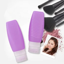 Силиконовая бутылка для хранения, портативный дорожный многоразовый пустой контейнер для шампуня, косметический крем, аксессуары для путешествий