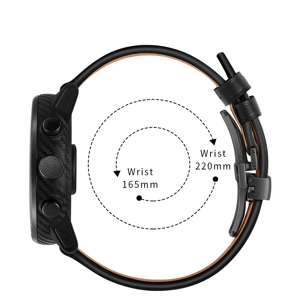 Кожаный ремешок для Xiaomi Huami Amazfit PACE Stratos, Смарт-часы, браслет для Xiaomi Amazfit, ремешок с металлической пряжкой, кожаный ремень