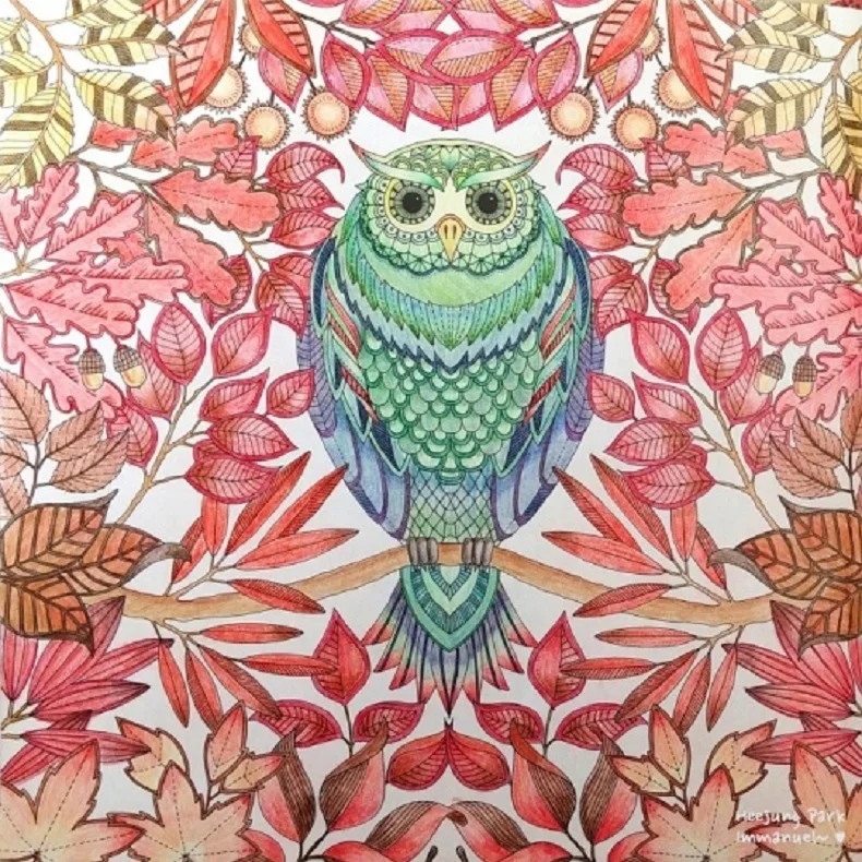 Aliexpress Buy Secret Garden An Inky Treasure Hunt And Coloring Book Creative Color Painting Student Relieve Stress Kill Time Educational From