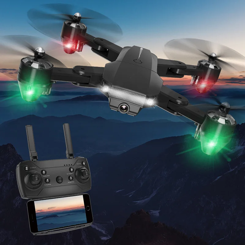 Дрон с 720P HD камера режим складной дешевые RC вертолеты Wi-Fi FPV 100m rtf высокое качество Квадрокоптер 1000 мАч батарея игрушка в подарок