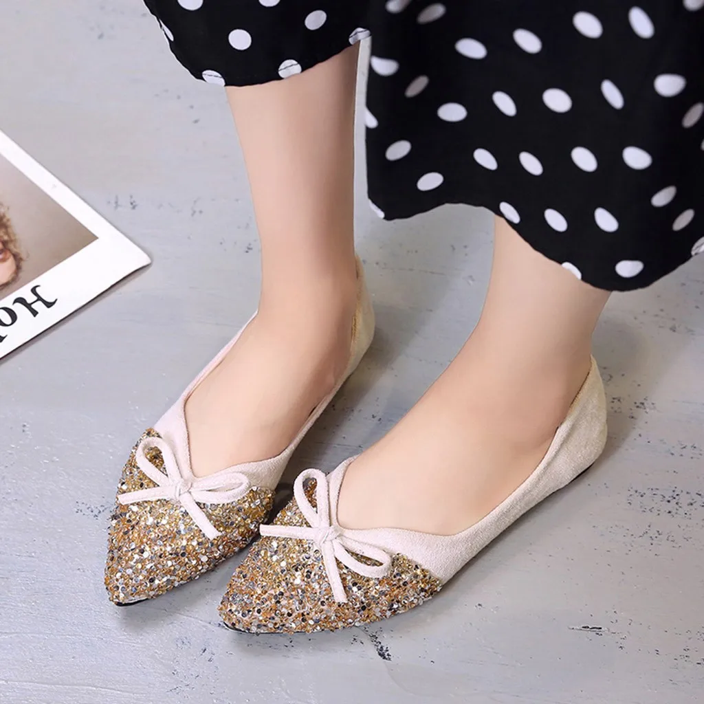 Élégante Mujer Profonde Bout Cristal Pointu Style Bowknot Coréen Beige À Bling Zapatos Plate forme De Chaussures Féminine Femmes red black Mode Peu fZOZqnvwU
