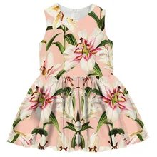 Дизайнерское Брендовое детское платье; новая одежда для маленьких девочек; стильные вечерние платья для маленьких девочек на свадьбу, День рождения; детская одежда; От 1 до 10 лет