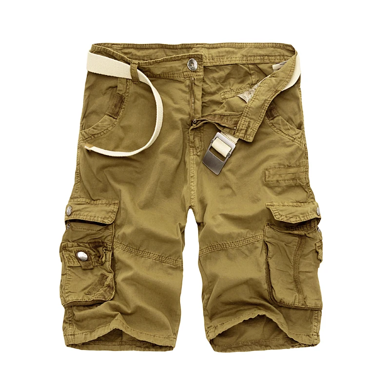 Men's Loose Short Trousers Casual  Camouflage Print Comfortable Cargo Summer Multi-pocket cotton Overalls Plus Size shorts 29-40
