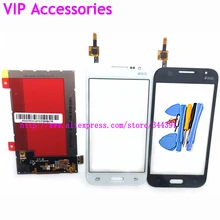 Original lcd display mit touchscreen digitizer für samsung galaxy core prime duos sm-g360p g360 g3606 g3608 g360f g360h werkzeuge