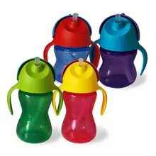 Avent My Bendy соломенная чашка Динозавр Детская бутылка 7 oz/200 ml 10 oz/300 ml 2/pack-синий/зеленый 9M+/12M