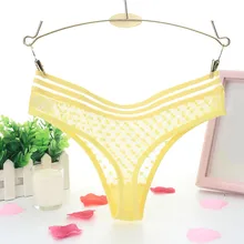 Трусики женские стринги сексуальные стринги кружева слово брюки спандекс Нижнее белье женские трусики желтые трусики для секса 19Mer14 P40