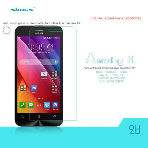 NEW NILLKIN Tempered Glass Screen Protector For Asus Zenfone 2 Smartphone H | Мобильные телефоны и аксессуары