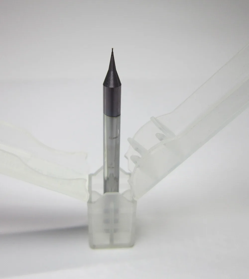 0.3MM HRC55 micro end mills Tungsten Carbide Flat End Mill 2 flutes