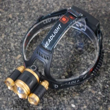 8000 Люмен 3XT6 светодиодный налобный фонарь 4 Режимы налобного фонаря светильник светодиодный фар+ 2X18650 батареи ЕС/США/AU/UK Зарядное устройство+ 1 X