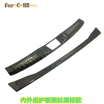 

Car-Copper 304 Stainless Steel Shock Rear Protector Sill Trunk Tread Plate Trim for Toyota C-HR CHR 2017 2018 Car Style