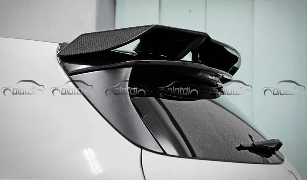 Реальные углеродного волокна заднего крышу крылья спойлер для Mercedes Benz A-Class180 200 260 W176 2013