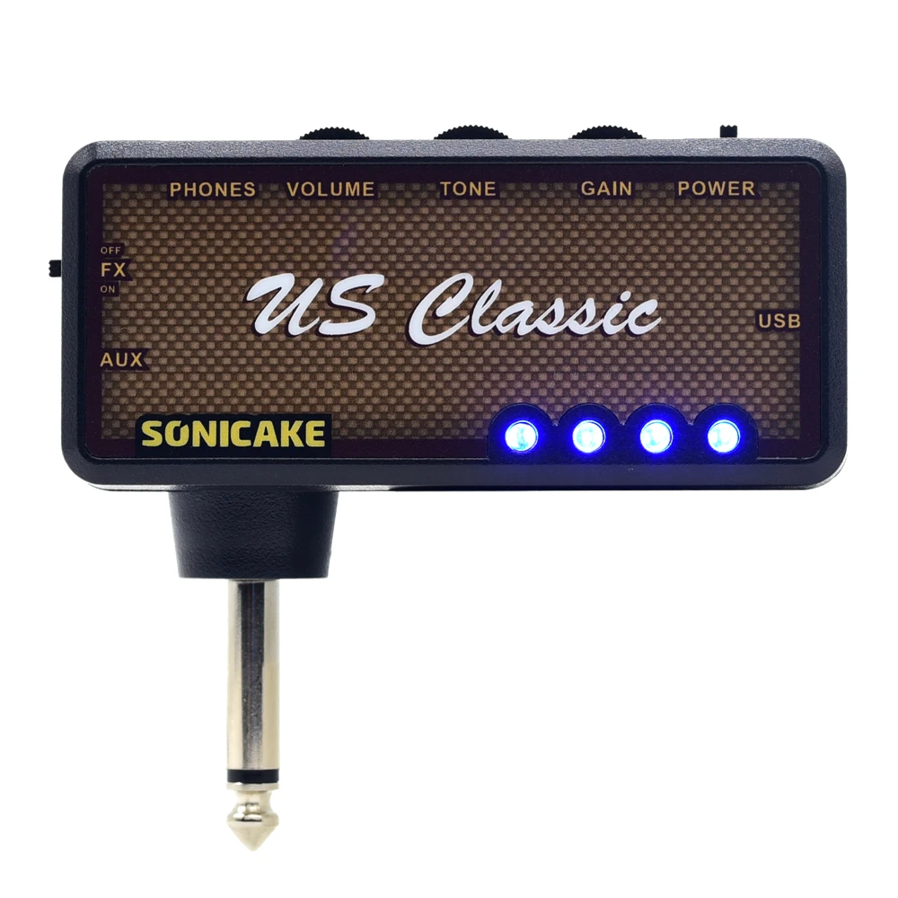 Sonicake Portable Guitar Amplifier Electric Guitar Plug