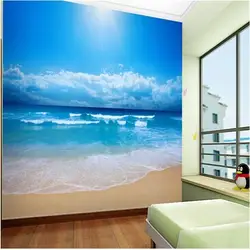 Beibehang большой заказ 3d фото обои европейских нетканые обои спальня морской небо океан пляж стены гостиная живопись