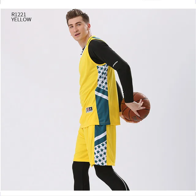 4 PCS/Set Adult Winter Basketball Jerseys with Compression Tights