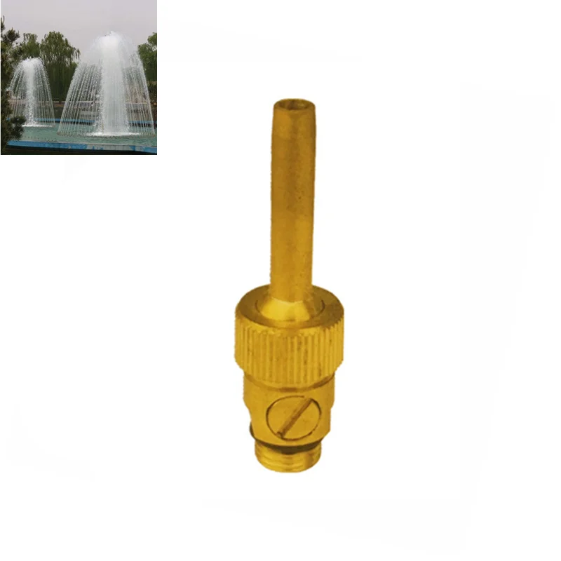 

M12 M14 Male Threaded Adjustable Outdoor Pond Jet Straight Fountain Nozzles
