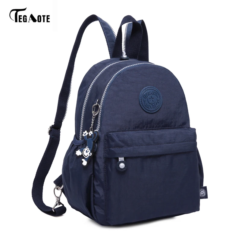 

TEGAOTE New Fashion Backpack for Girls Mochila Feminina Women Backpacks Nylon Waterproof Multi-function Bagpack Female Sac A Do