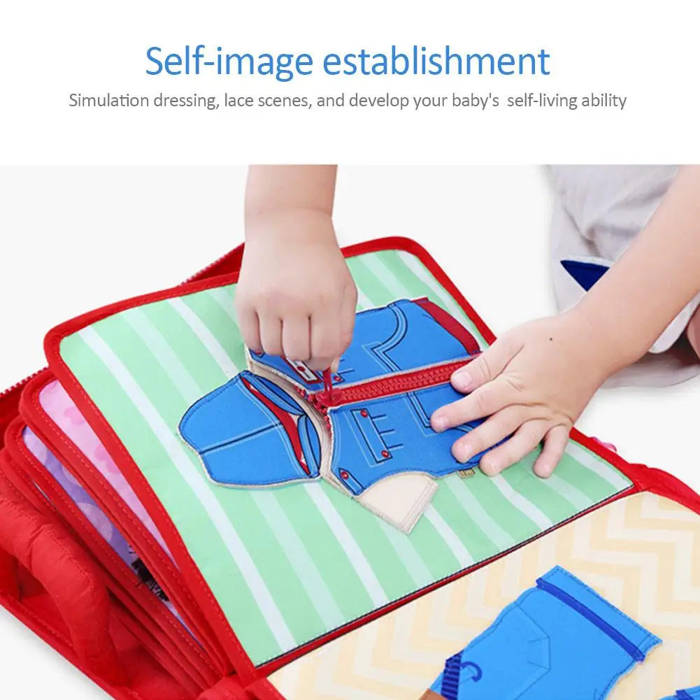 Novo Montessori Educação Precoce Bebê Pano Livro Lágrima Não Ruim Quebra-cabeça Leitura Brinquedo Pai-filho Interativo Aprendendo 6 Online shopping