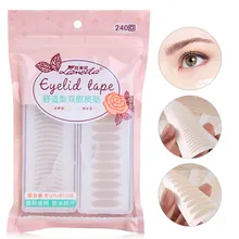 LAMEILA 240Pairs Double Eyelid Tape Clear Eye Stickers Invisible Double Eyelid Tape Big Eyes Eyelid Tools