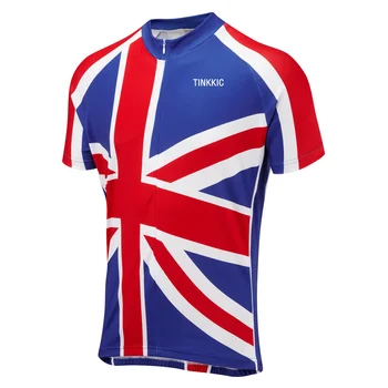 

British flag Cycling Jersey Bicycle Sport Maillot Ciclismo Short Sleeve Clothes Shirt Summer Mtb Bike Cycling Clothing #XT-001