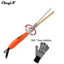 Вращающаяся электрическая плойка для завивки волос профессиональная плойка для завивки волос регулируемая температура инструмент для укладки волос с перчаткой 0