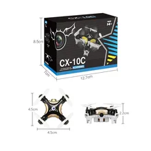 Mini Drone with Camera Cheerson CX-10C RC Quadcopters 2.4G 6-Axis Gyro Remote Control Helicopters 3D Roll Dron Toys Aircraft RTF