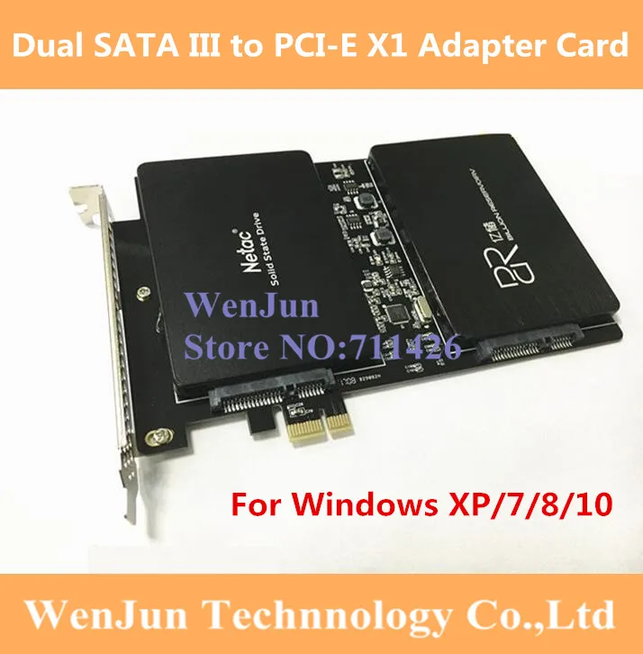 Adaptador de Cartão de Expansão para Mac Lote Debroglie x1 Db-23561 Dual Sata Iii Pci-e Pro 3.1-5.1 Osx10.8-10.14 1 Pçs –