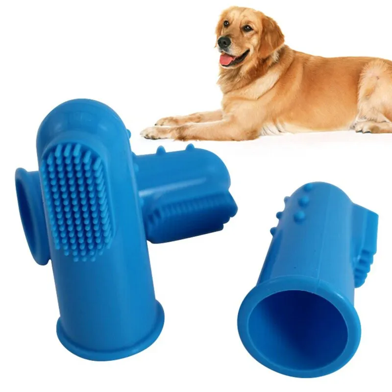 

Pet Dog Finger Toothbrush Puppy Teeth Care Brush Soft Dog Cat Cleaning Toothbrushes Bad Breath Dog Accessories