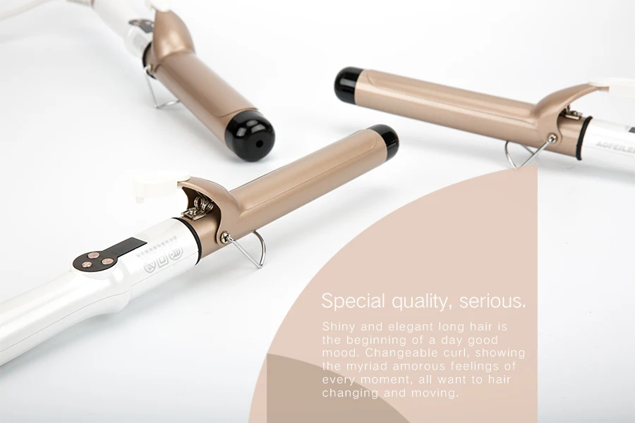 2020 New Real Electric Professional Ceramic Hair Curler Lcd Curling Iron Roller Curls Wand Waver Fashion Styling Tools