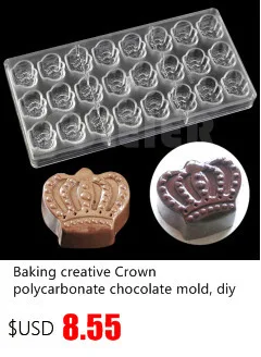 Пластик 3D Футбол форма для выпечки шоколадная форма, прозрачный поликарбонат шоколадные конфеты Плесень Кондитерские украшения торта