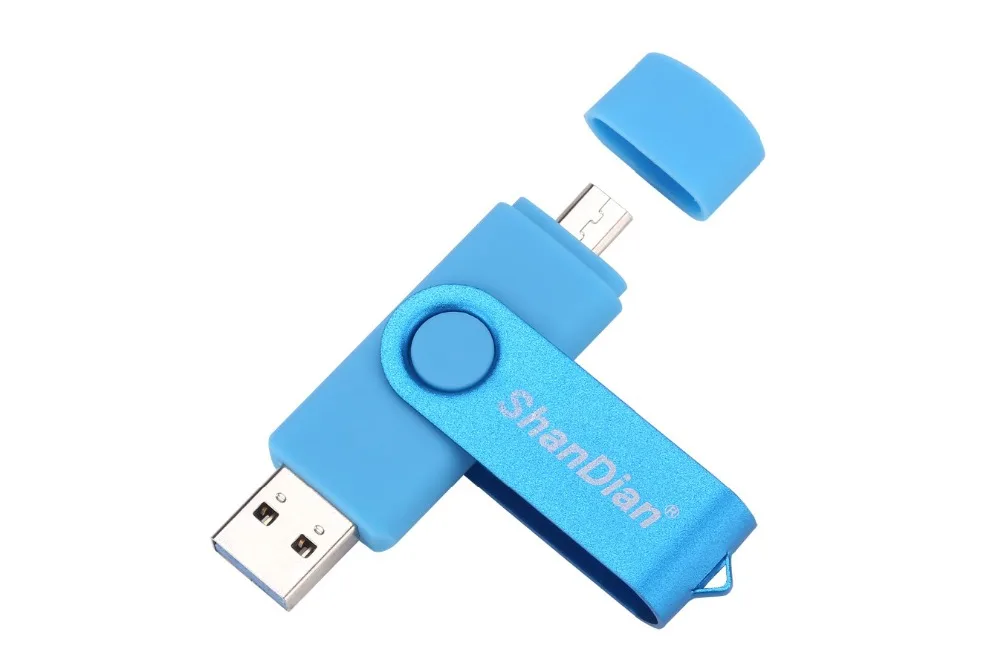 SHANDIAN USB 3,0 Смартфон USB флеш-накопитель OTG Флешка 8G/16G/32G/64GB флеш-накопитель U диск