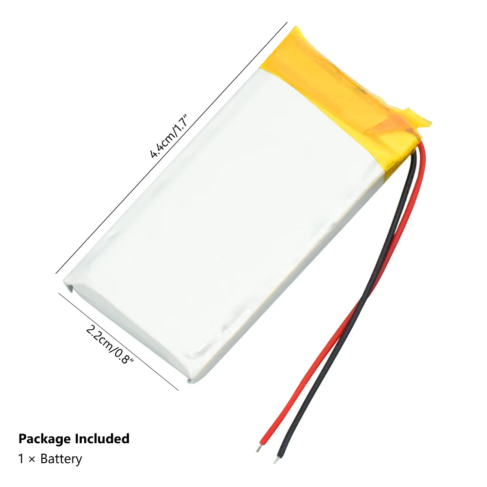 1/2/4 Pcs/lot 602244 Mini Lithium Batteries 3.7v 600mah Li-polymer Cell Replacement High Quality MP3 MP4 DVD PDA GPS Bateria