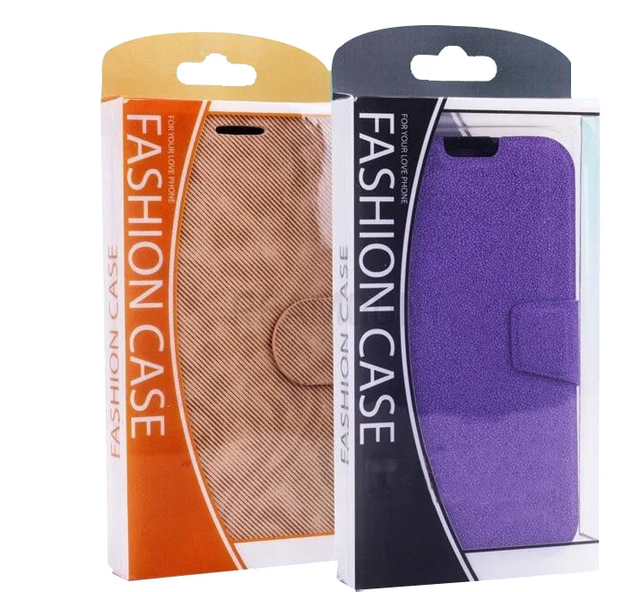 

30 pcs wholesale Custom Logo Plastic Retail Package Box for Wallet Phone Case for iPhone 6 7 X Blister Packaging box