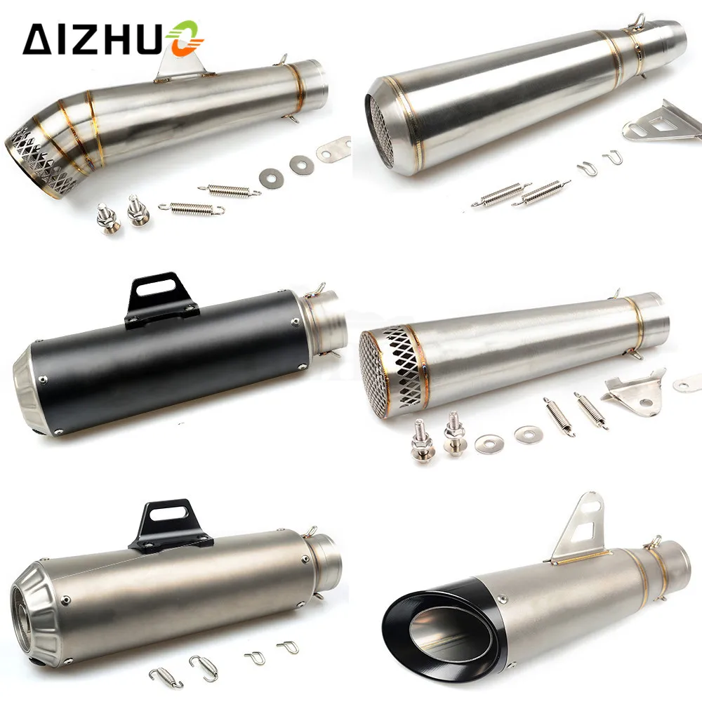 

36-51MM Motorcycle Universal Exhaust Pipe Muffler FOR HONDA shadow 600 msx 125 cb 400 hornet cb600f KTM SupeR AdventuRe 1290