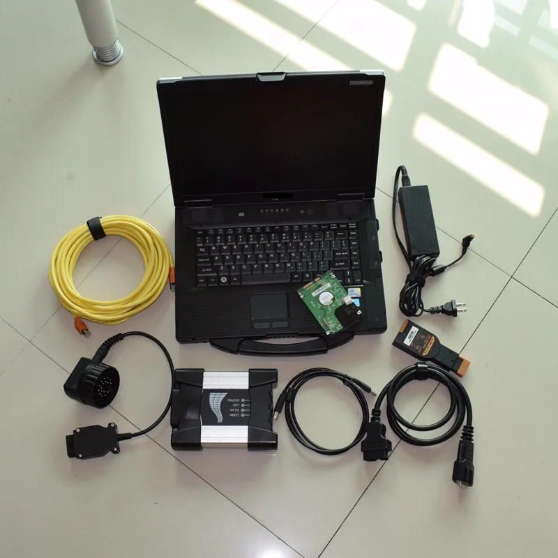  Super 2in1 herramienta de diagnóstico para bmw y MB hdd software para bmw icom próximo a b c + 2018