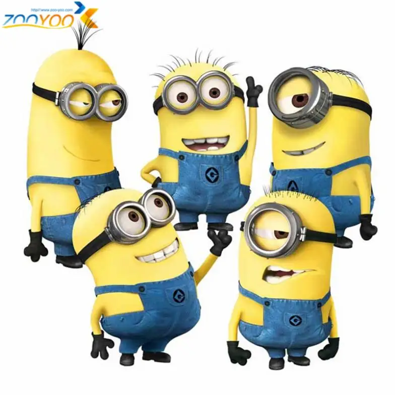 Aliexpress.com : Buy despicable me 2 minions wall stickers for kids rooms zooyoo1404 decorative wall art removable pvc cartoon wall decal from Reliable ...