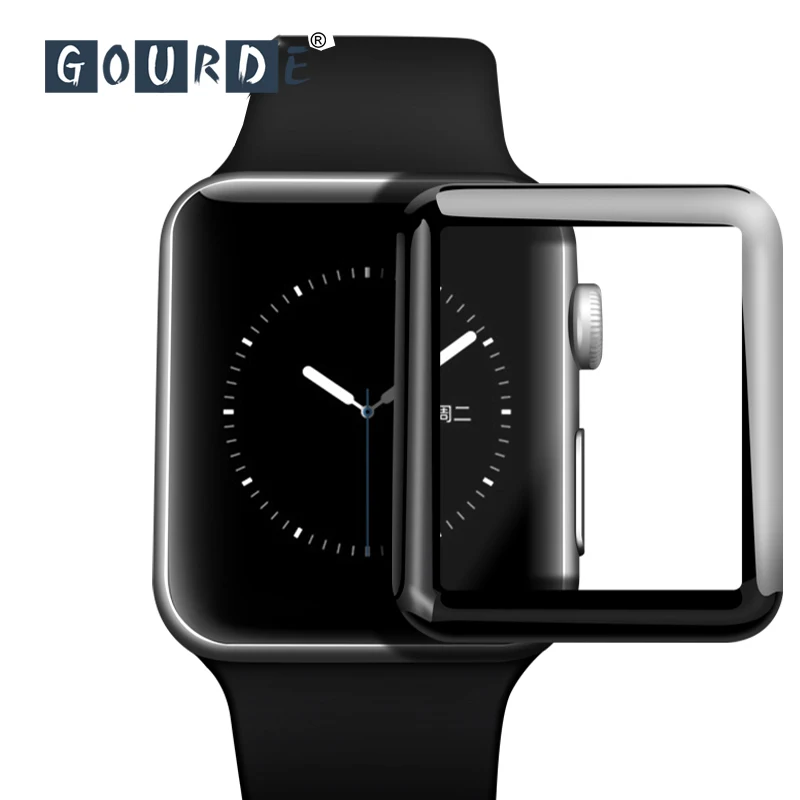 

Gourde 4D Screen Protector for Apple watch 44mm 38 mm 42mm 40mm screen Protector For i Watch Series 1/2/3/4 curved surface