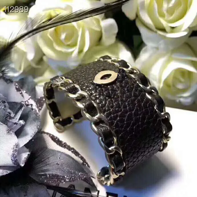 

Hot Brand Fashion Jewelry For Women Leather red and black open-type bracelet Cute Party Bangles