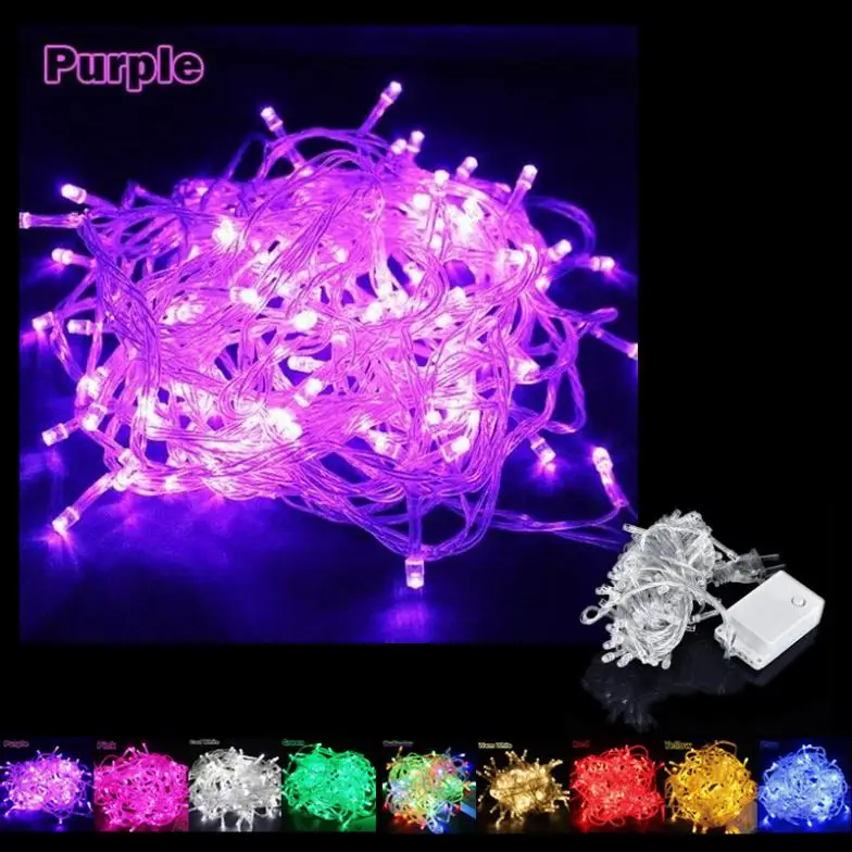 

8 Modes 10m 220V string light 100 leds led lights