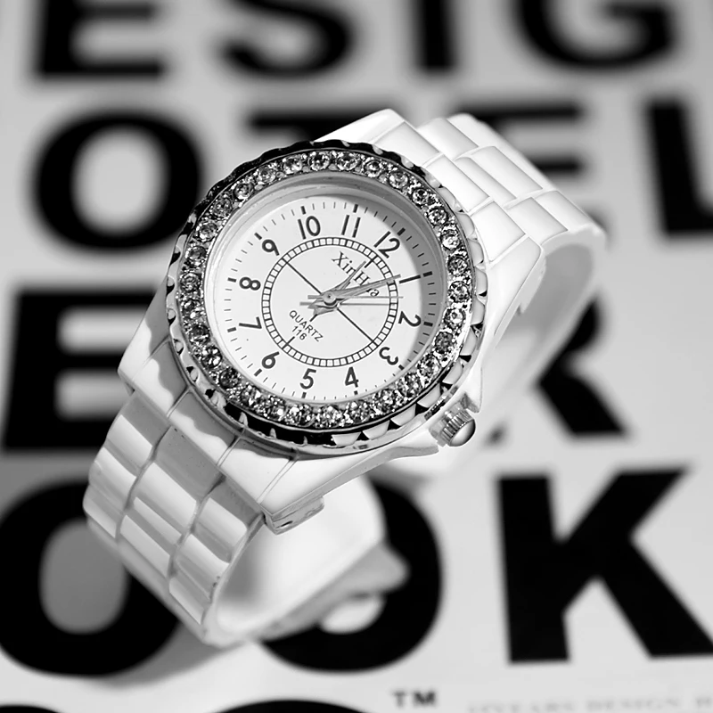 Женские часы с кристаллами, кварцевые роскошные Брендовые Часы Xinhua, женские часы s Saati Feminino Relojes Mujer Relojes, стразы, наручные часы